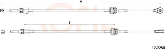Kabel, girmekanisme COFLE 12.7258