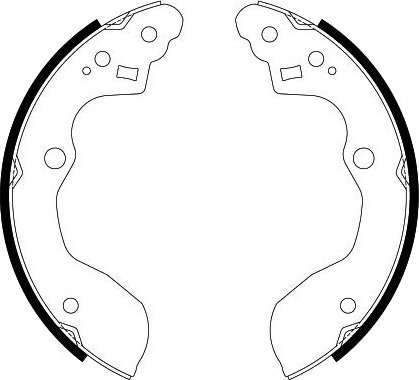 Bremsesko sett HELLA 8DB 355 022-581
