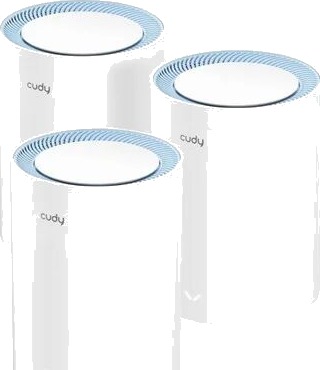Cudy AC1200 Mesh Wi Fi System M1200 3 Pack Wi Fi 5 Cudy AC1200 Mesh Wi Fi System M1200 3 Pack Wi Fi 5