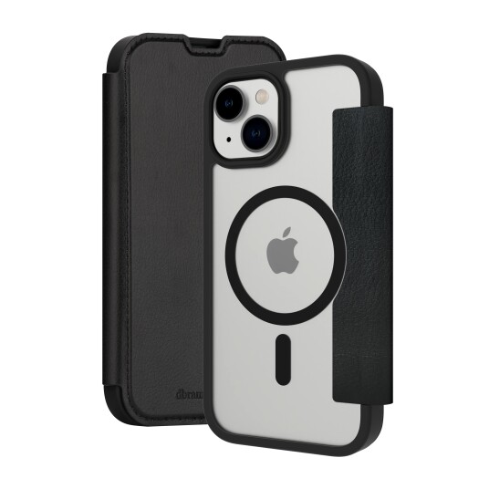 Dbramante1928 Helsinki MagSafe iPhone 14 lommebokdeksel (sort)