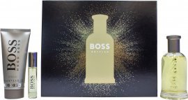 Hugo Boss Boss Bottled Gavesett med 100ml EDT, 100ml Shower Gel og 10ml EDT