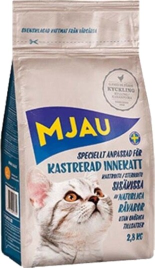 Mjau Sterilised Tørrfôr 2.8 kg