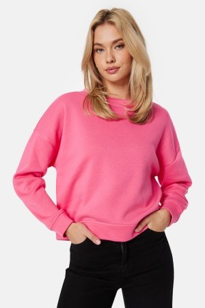 Pieces Chilli LS Sweat Hot Pink L