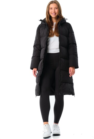 LEVITY Agnes Long Puffer Parka Black - M LEVITY Agnes Long Puffer Parka Black - M