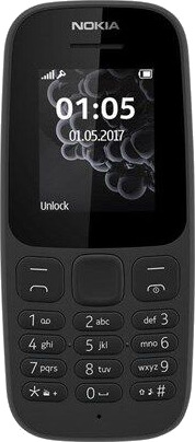 Nokia 105 2019 Svart EU