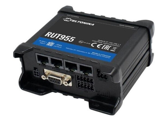 Teltonika RUT955 Trådløs Router med 3 LAN-porter og 4G LTE 2,4 GHz Teltonika RUT955 Trådløs Router med 3 LAN-porter og 4G LTE 2,4 GHz