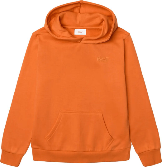 Grunt Grfersan Chop Hood Sweat - Orange - 134/140