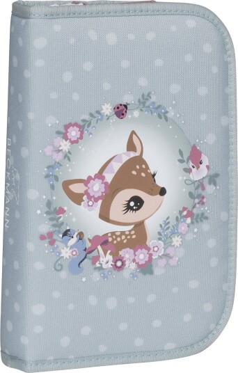 Beckmann Enkelt Pennal Med Innhold, Forest Deer Beckmann Enkelt Pennal Med Innhold, Forest Deer