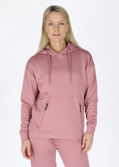 Swedemount Lounge Hood W Dusty Rose 34 Hoodies