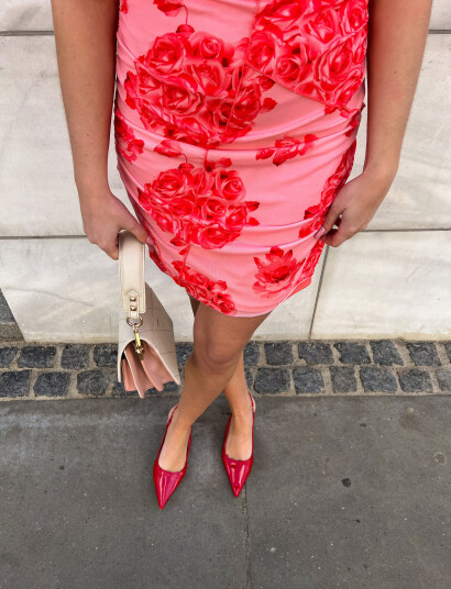 Noella Sutton Short Dress - Pink - XXL