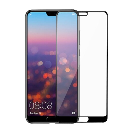 DACOTA PLATINUM TIGER GLASS SKJERMBESKYTTER HUAWEI P20, SVART