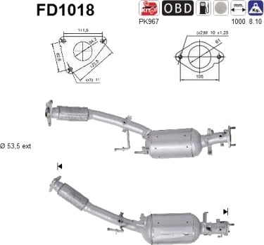 Partikkelfilter AS FD1018