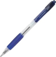 Kuglepen Q-Connect Blå M/Gummigreb 0.7Mm,12 Pk X 12 Stk/Krt