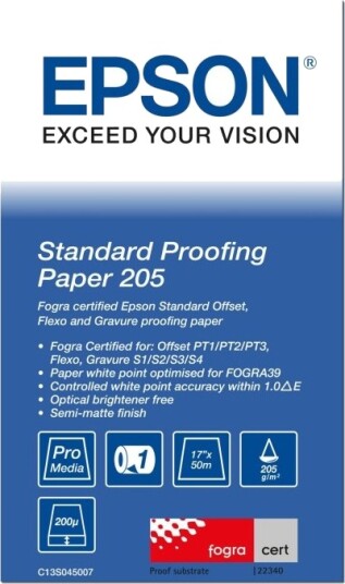 Epson Proofing Paper Standard Rull 43,2 cm x 50 m