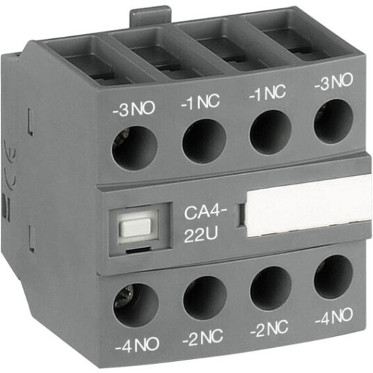 ABB Hjelpekontakt CA4-40U, 4NO frontmontert ABB - 4117871