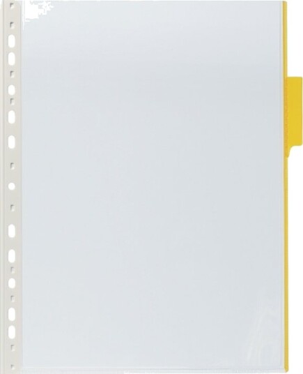 Durable 5607 04 Visningspanel Gjennomsiktig Gult Pvc 210 X 297 Mm A4 Gult 6 Cm