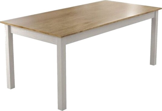 Gulbahar Spisebord 180 cm Rektangulær - Natur/Hvit