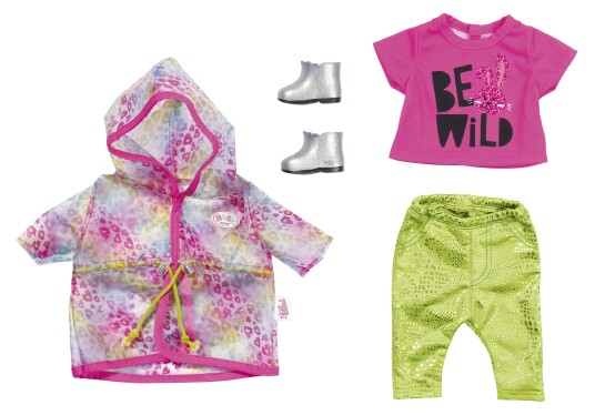 Baby Born Dukkeklær Trendy Rainbow Sett Deluxe