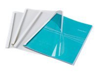 Fellowes Standard - 10 mm - A4 (210 x 297 mm) - 100 ark - 150 mikroner - hvit - 200 g/m² - 100 stk termo-PVC /kartongpermomslag Fellowes Standard - 10 mm - A4 (210 x 297 mm) - 100 ark - 150 mikroner - hvit - 200 g/m² - 100 stk termo-PVC /kartongpermomslag
