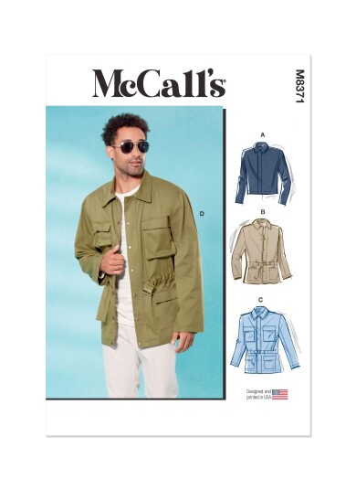 McCall's 8371 - Jakke til herre BB (44-46-48-50-52)
