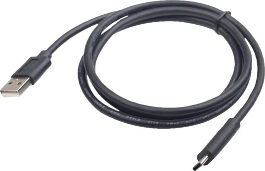 Cablexpert USB-C Hann til USB Hann Kabel 3 m - Formstøpt Reversibel C-Kontakt Svart Cablexpert USB-C Hann til USB Hann Kabel 3 m - Formstøpt Reversibel C-Kontakt Svart