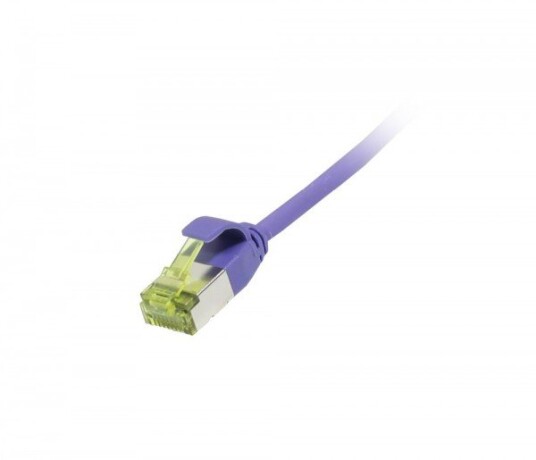 Patchkabel Rj45 Cat6a 500Mhz 015M Lilla Uftp Slimline Rund D38mm Tpelszhsuperflex Awg32 Med Cat7 Råkabel Synergy 21