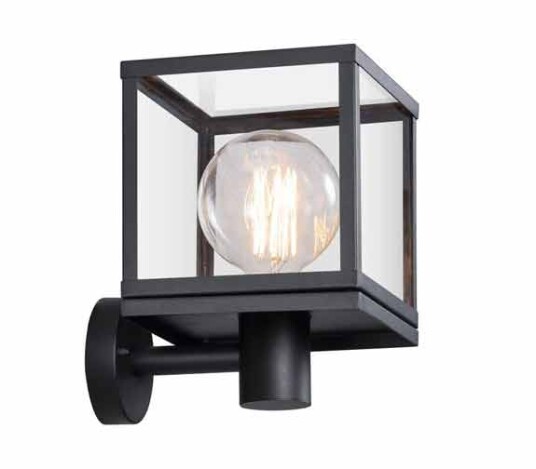 NORDLUX DALTON VEGGLAMPE E27 SORT