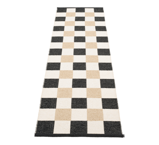 Pappelina Pix matte sort 70x240 cm Pappelina Pix matte sort 70x240 cm