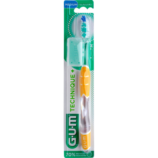GUM Technique+ 492 Tannbørste Medium