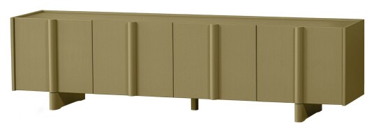 Woood EE - De Eekhoorn Basu TV-Bord, Grønn furu, 53x200x46 Unoliving 1744032-01-0 1744038-01-0
