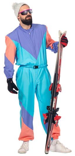Wilbers &: Wilbers 80talls Retro Skidress Herre Karnevalkostyme Str. 48