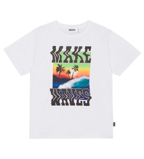Molo T skjorte Riley Make Waves 8 år 128 T skjorte Hvit
