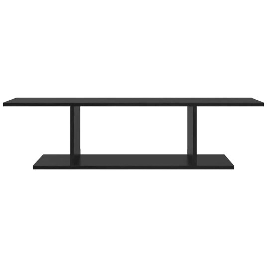 TV skap Svart 103 x 30 x 26.5 cm Konstruert tre TV skap Svart 103 x 30 x 26.5 cm Konstruert tre