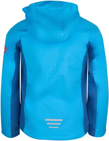Trollkids Kristiansand Softshelljakke Midnight Blue/Cerulean Str. 104 Trollkids Kristiansand Softshelljakke Midnight Blue/Cerulean Str. 104
