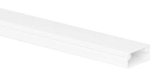 Kabelkanal Hvit 20x10 mm 2 m