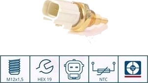 NISSENS 207098 Sensor, motortemperatur