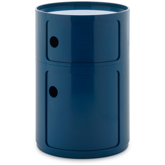 Kartell Componibili New Big Oppbevaring Med 2 Rom Blå Kartell Componibili New Big Oppbevaring Med 2 Rom Blå