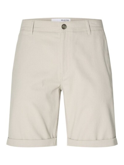 Selected Homme slhslim luton flex shorts beige