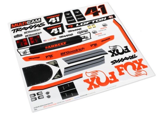 Traxxas 8515 Decals Unlimited Desert Racer Fox Edition Traxxas 8515 Decals Unlimited Desert Racer Fox Edition