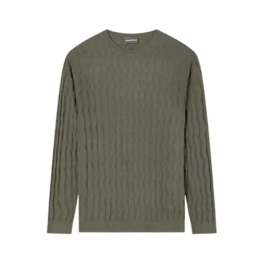 Emporio Armani Herre Strikkevarer Grønn XL, Emporio Armani Herre Strikkevarer Grønn XL,