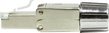 Logilink Mp0080 Cat.8.1 Feltmonterbar Rj45-Kontakt Rj45 Grå Rustfritt Stål 22/24 8,5 Mm