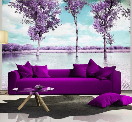 Fototapet Heather Landscape 350x245 - Artgeist sp. z o. o.