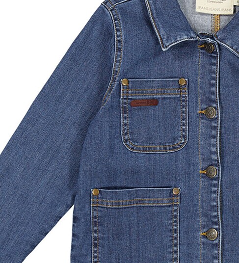 MarMar Denimjakke   Jona   Mid Indigo   MarMar   6 år (116)   Denimjakker   Blå