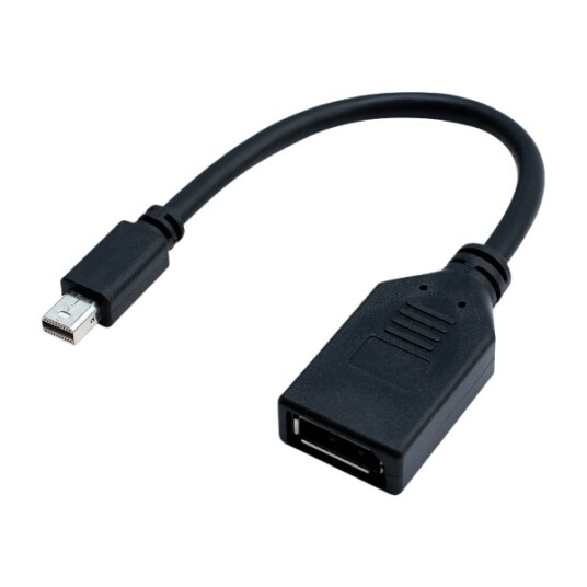 Eletra DisplayPort 1,2 F   Mini Dp M 0,2M kabel svart