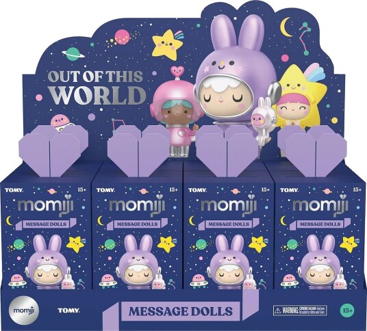 Momiji Momiji Out Of This World Vinyl Message Dolls 7,5Cm - MULTI - One Size