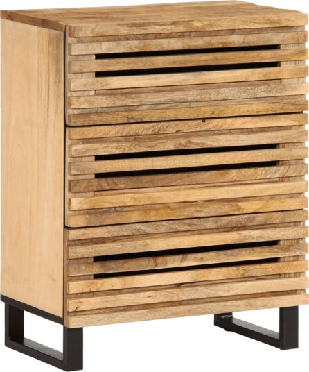 Skjenk 60x34x75 cm grovt heltre mangotre 8721012488823