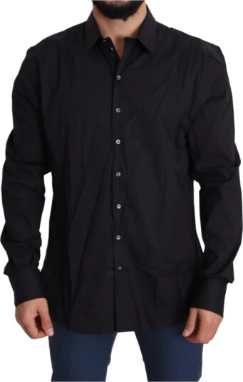 Dolce & Gabbana Herre Skjorter Svart S, Dolce & Gabbana Herre Skjorter Svart S,