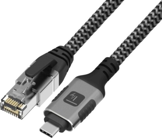 Techly U3c Rj45 030 Cat6 F/Utp Ftp Sort Sølv 3 M