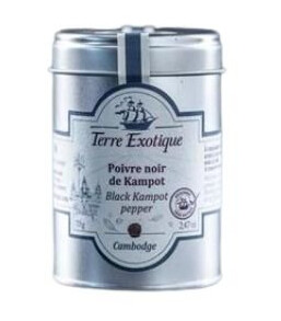 Sort Kampot Pepper 70g Terre Exotique