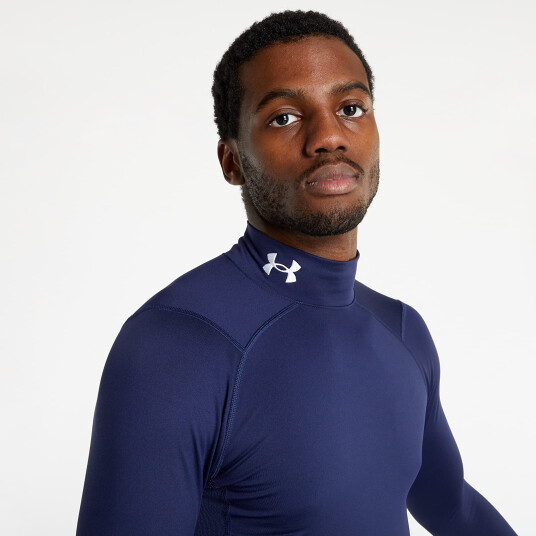 Under Armour Coldgear Armour Comp Mock Midnight Navy Midnight Navy M